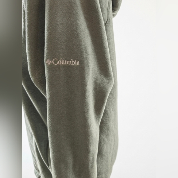 Columbia Light Gray Hoodie with Pink Graphic - Picture 4 of 4